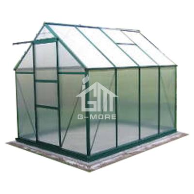 China Easily Assembled Modular Design 4mm Thick PC Double Wall Greenhouse - 281X210X210CM for sale