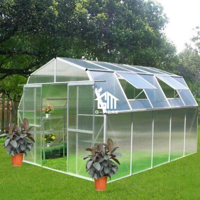 China Easily Assembled Low Cost Agriculture Walk In Greenhouse With Gutter - 320 x 257 x 220cm for sale