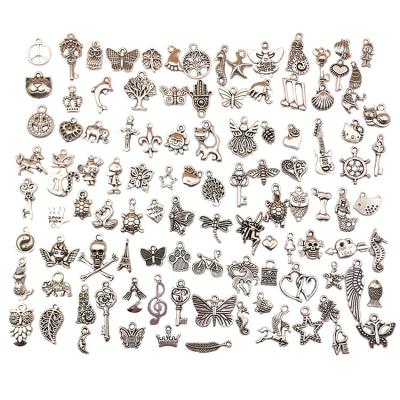 China Fashionable Jewelry Findings 100pcs/pk DIY Accessories For Jewelry DIY Findings Alloy Charms Jewelry Finding Charms for sale