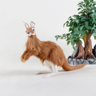 China China Plastic Toy Animal Factory Wholesale Lifelike Mini Kangaroo With Baby for sale