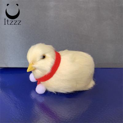 China Wholesale Fashion Small Chick Decoration DIY Kitchen Party Decoration Home Pets Realistic Handmade Miniature Chicken Garden Ornament for sale