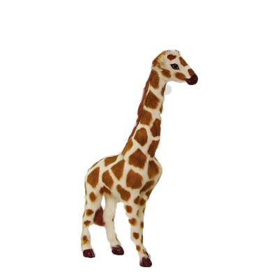 China Realistic Leatherette Simulation Handmade Giraffe Deer Children's Toys Model Photography Props for sale