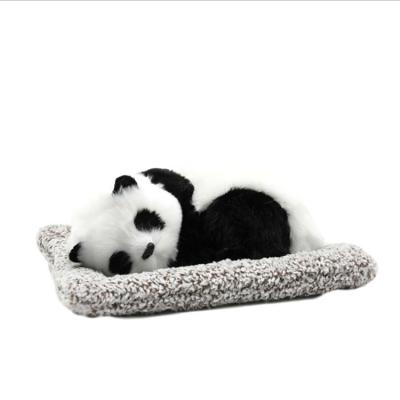 China Fashion Hot Selling Popular Products Soft Plush Toys Mini Dog Lifelike Bamboo Charcoal Panda Crafts Handmade Car Interior Decoration Panda for sale