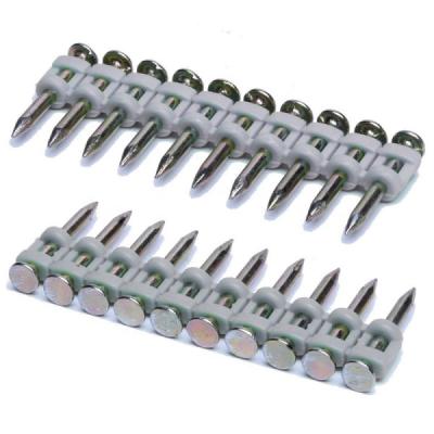 China Flat Pin Gas Actuated Pins Gas Drive Nails With Diameter 3mm Nail Frame Stainless Steel Heat Retention Plastic Concrete Nail for sale