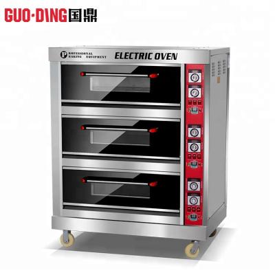 China professional commercial electric bakery pizza baking oven price for sale