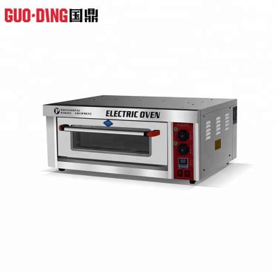 China Hotels Commercial Stainless Steel Standard Deck Oven With 1Layer 1Trays Electric Bakery Oven for sale