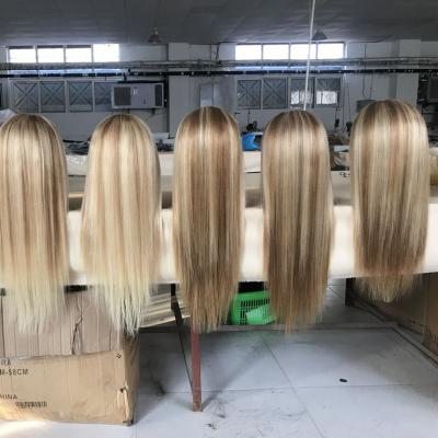 China Best Selling Silky Straight Wave Highlight Wig Amara All Style Highlight Lace Front Wig High Quality Accented Full Hair Lace Wigs In Factory for sale