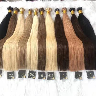 China High quality Amara i tips sale i tip hair extensions silky straight wave best a tip i hair extension in stock for sale