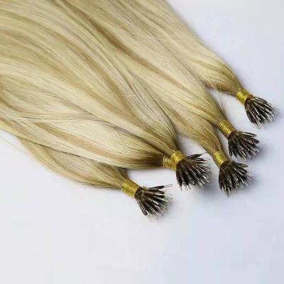 China Best Selling Seller Hair Extensions Nano Wave Ring Hair Extensions 10A 100 Silky Straight Amara Raw Virgin Hair Extensions In Stock for sale