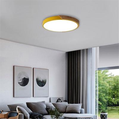 China Surface Mounted Solar Gold Lamp Outdoor Cheap Iron Wholesale 60W Round Home Led Ceiling Light For Indoor for sale