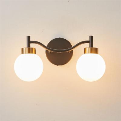 China New Design Modern Style Innovation Wholesale Round Shape Bedside Sconce Indoor Wall Lamp for sale