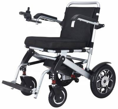 China Easy Body Quick Release Popular Foldable Wheelchairs Folding Power Remote Controlled Aluminum Electrically for sale