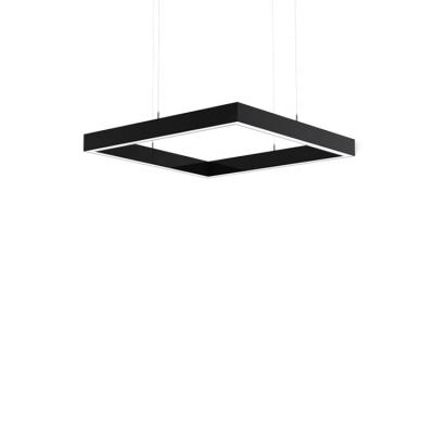 China HLINEAR LC4060-Q-600 Modern Square Linkable Linear Light Led Suspended Pendant Fixture for sale