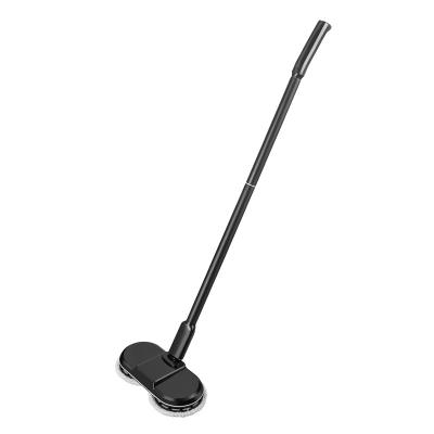 China Household Viable Black White Aluminum Freestanding Cordless Electric Broom ABS Electric Broom for sale