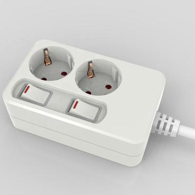 China Flame Retardant PC+ABS New Design Power Strip 16A 250v Extension Socket for sale