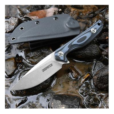 China Hunting Knife Full-Tang Steel 8cr13mov Blade Fixed Blade Outdoor Camping Tactical Knife With Sheath for sale