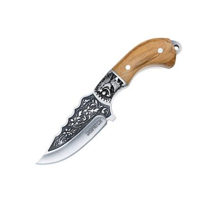 China Non-Variable Expedition Blade Knife Full-Tang Hunting Knife Fixed Wood Handle For Survival Camping Outdoor Knife for sale