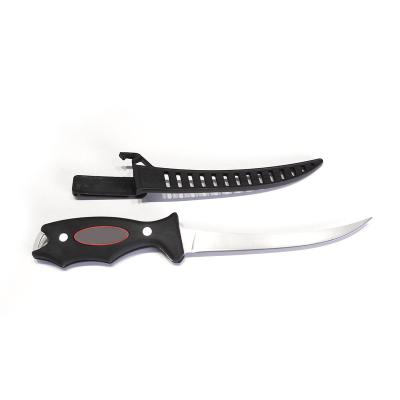 China Non-variable Outdoor Camping Hiking Fishing Cutting Stainless Steel Fish Fillet Knife for sale