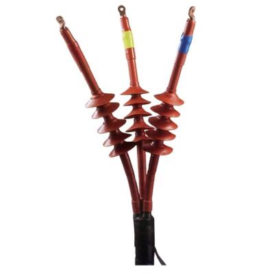 China Anti-Corrosion 15 kv 3 pin outdoor heat shrink cable termination for sale