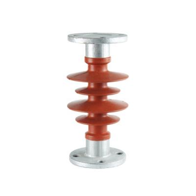 China High Temperature Resistance ANSI 57-5 Overhead Line Insulator Brown High Voltage Ceramic Post Insulator Supplier for sale