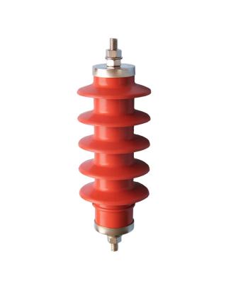 China Compound insulation 132kv lightning surge arrester for building distribution for sale