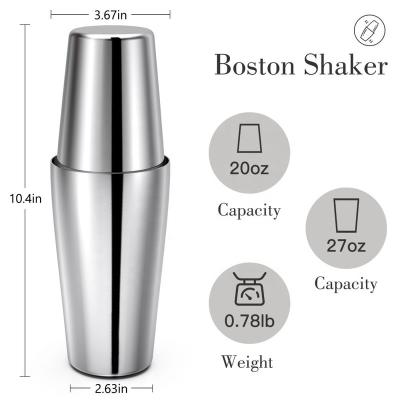 China Sustainable Cocktail Shaker For Home Bar Wine Mixer, 25oz for sale