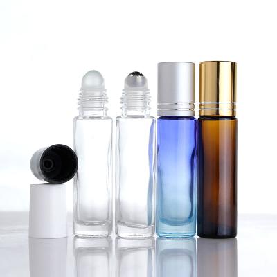 China Screw Lid Cosmetic Glass Bottle Essential Oil Glass Bottles Cosmetic Bottle 10ml for sale