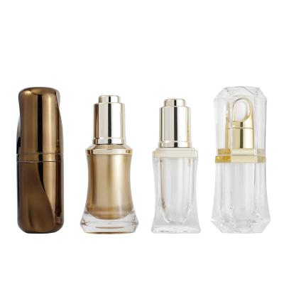 China High End Wholesale Customized Empty Perfume Bottle10ml Color Cream Bottle Tattoo Nail Polish Acrylic Bottle For Essential Oil for sale