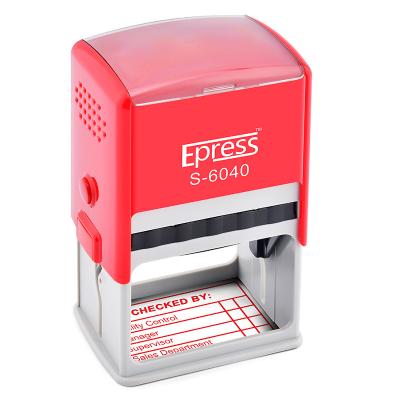 China NEW Desktop Epress Self-Inking Punching Machine, Personal Auto Stamp, Paid Self Inking Rubber Stamp Maker, Stamp Numbering S-6040 for sale