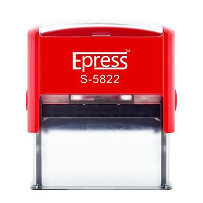 China 58 * 22 Mm Rectangle Self Office Epress Stamp Maker Inking Logo Stamp for sale