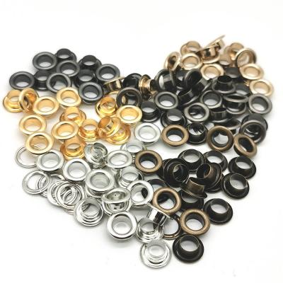 China Nickel free metal grommets provides eyelets for bag shoes and garment accessories for sale