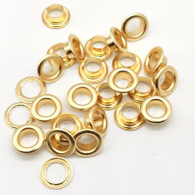 China Nickel Free Customized Supplies Eyelets 10mm 15mm etc. files all available stainless steel or brass metal grommet eyelets for sale