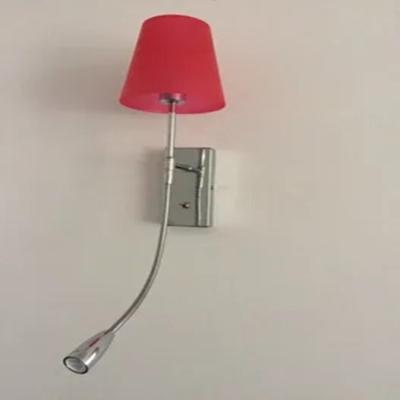 China LED Modern Hotel Wall Lamps with Double Head and PP Shade CRI 80 Lifespan 30000 hours for sale