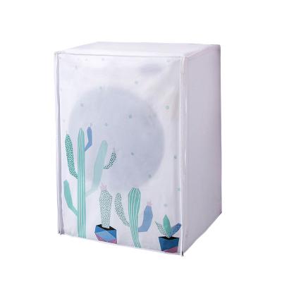 China High Quality Full Color Printing Hotel PEVA Washing Machine Cover Waterproof Cover for sale