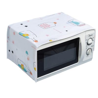 China Minimalist Microwave Oven Dust Cover Oven Cover Fabric Storage PEVA Dust Cover for sale