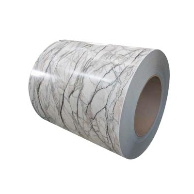 China Making Pipes Marble Texture 0.48mm Prepainted GI Steel Coil PPGI Prepainted Galvanized Steel Coil for sale