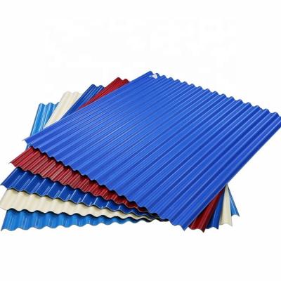 China Construction PPGI Roofing Sheet Primed Sheet Steel Tile Color Corrugated Steel Roofing for sale