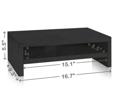 China Other computer monitor stand adding extra storage space for desktop for sale