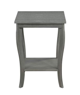 China Convenience Adjustable Square Color Optional Side Table (Height) End Table With Shelf for sale