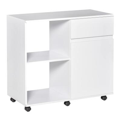 China Contemporary Printer Stand with Open Storage Shelves for Home Office Use for sale