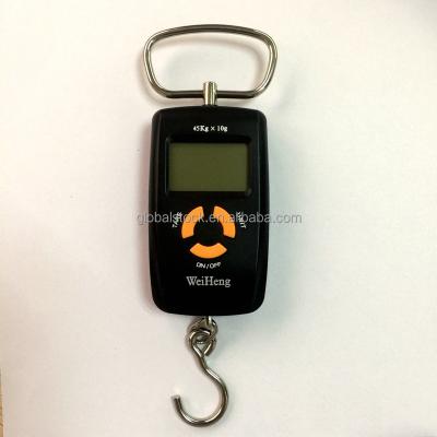 China Plastic Mini Digital Scale For Fishing Electronic Hanging Hook Scale Fishing Weight Weighting Tool for sale