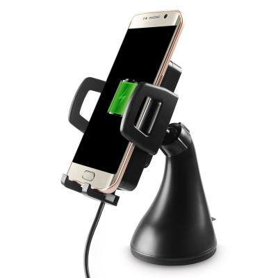 China DC 5V 2A Fast Charge Wireless Car Charger Output 10W Competible with 5W for sale