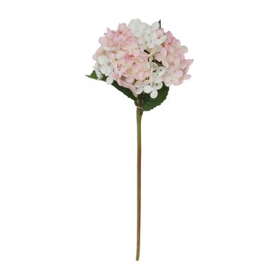 China 80% POLYESTER MINI FLOWER ARTIFICIAL HYDRANGEA STEM 22