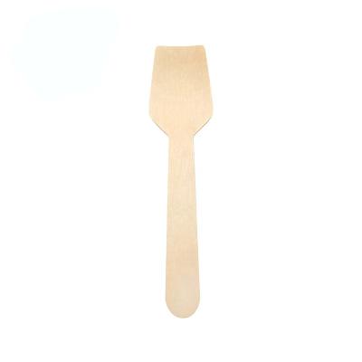 China Food Grade China Factory Wholesale Wooden Birch 96mm Ice Cream Scoop Dessert Scoop for sale