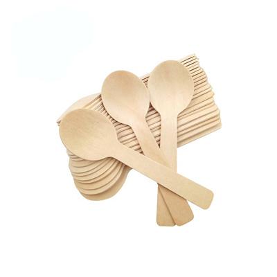 China Food Grade Professional Manufacturing Cheap Disposable Wooden Square Ice Cream Scoop for sale