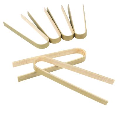 China Viable Kitchen Accessories Baking Tools Bamboo Pastry Tongs Kitchen Utensils Kitchen Tableware Bread Tongs for sale