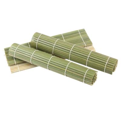 China Sustainable Japanese Bamboo Sushi Mat Rolling Maker Maki Roll Rice Paddle DIY Cooking Tool for sale