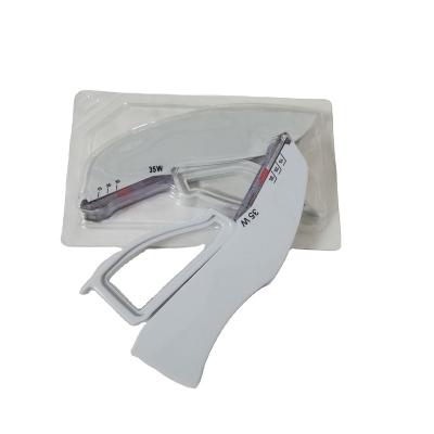 China High Quality Disposable Medical Instruments Plastic 35W Skin Stapler And Surgical Nail Remover for sale