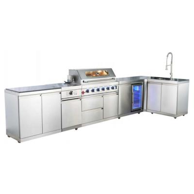 China 2021 Good Quality Eco - Friendly Stainless Steel Kitchen Cabinet Home Furniture for sale