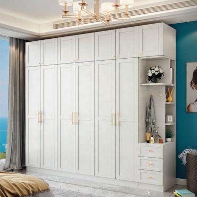 China 2021 Eco - Friendly Made In China Popular Cheapest Price Modern Simple Wooden Wardrobe for sale